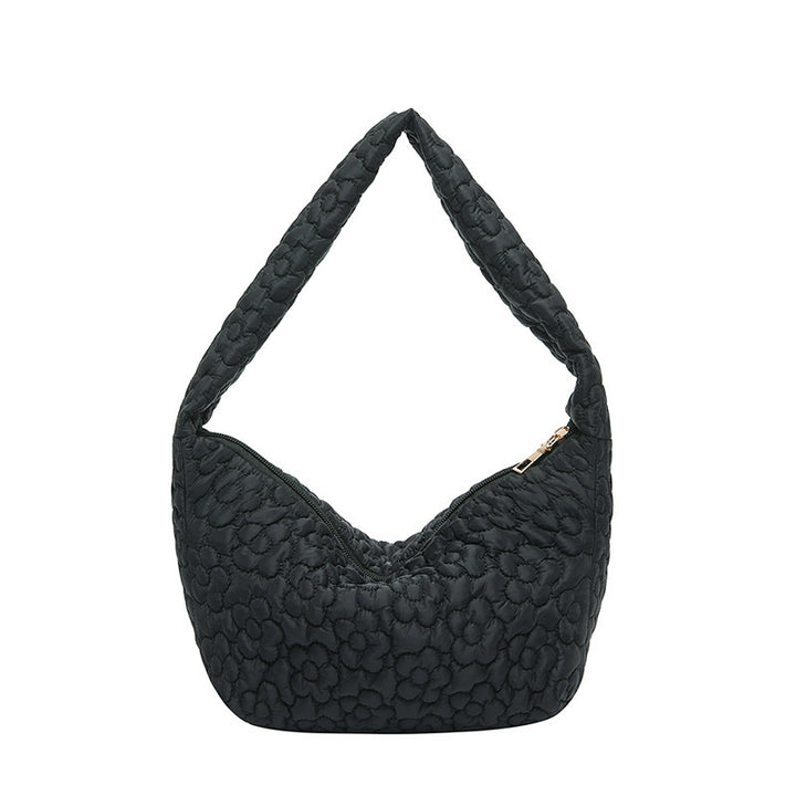 Damen modische und gepolsterte Umhängetasche mit floralem Design Nord Taschen