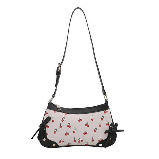 Damen verspielte Clutch-Tasche mit Kirschmotiv Nord Taschen