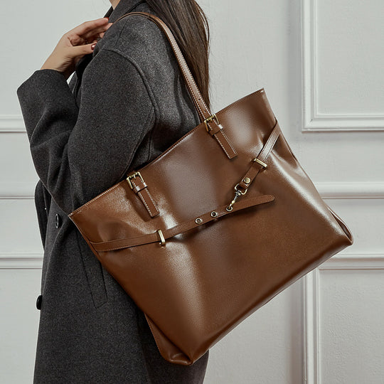 Damen elegante Tote-Tasche mit praktischem Innenaufbau und stilvollen Akzenten Nord Taschen
