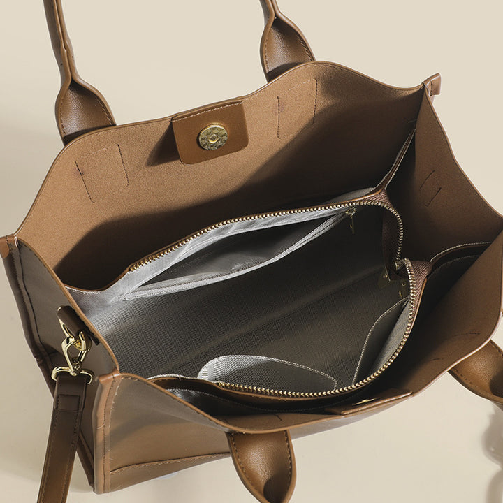 Damen Tragetasche mit eleganter Struktur und praktischem Innenlayout Nord Taschen