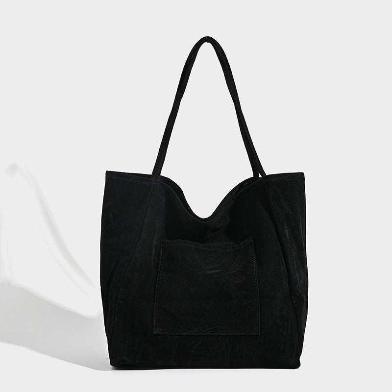 Damen große Beuteltasche aus weichem Wildleder Nord Taschen