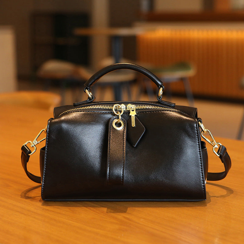 Damen Handtasche mit elegantem Reißverschluss und abnehmbaren Schulterriemen Nord Taschen