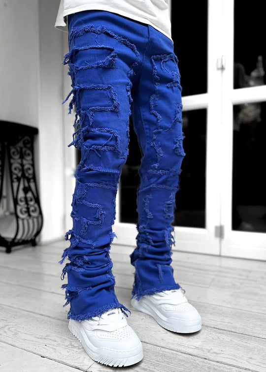 Herren lässige Ripped Jeans im modischen Schnitt
