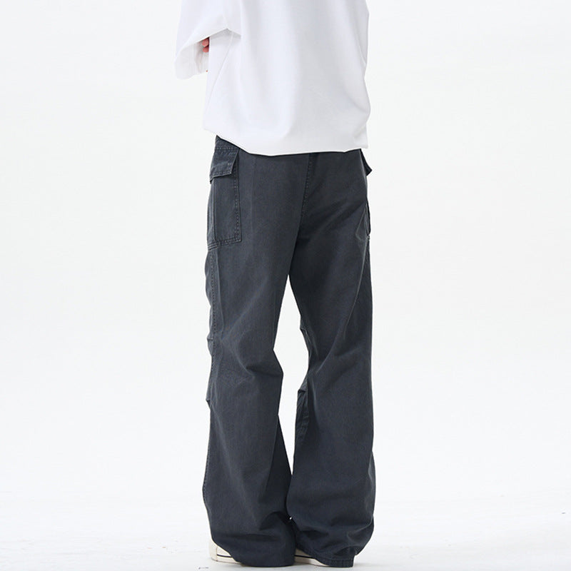 Damen Weite Utility-Cargohose mit extra weitem Schlag, aufgesetzten Pattentaschen und verstärkten Nähten Nord Taschen
