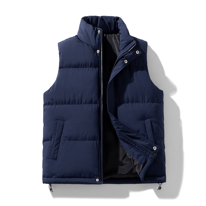 Herren Isolierende Outdoor-Steppweste mit hohem Kragen, 2‑Wege‑Reißverschluss & verdeckten Eingrifftaschen Nord Taschen