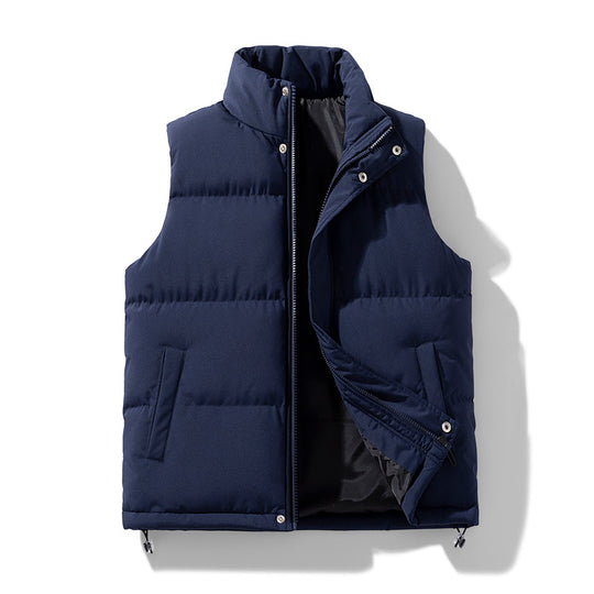 Herren Isolierende Outdoor-Steppweste mit hohem Kragen, 2‑Wege‑Reißverschluss & verdeckten Eingrifftaschen Nord Taschen