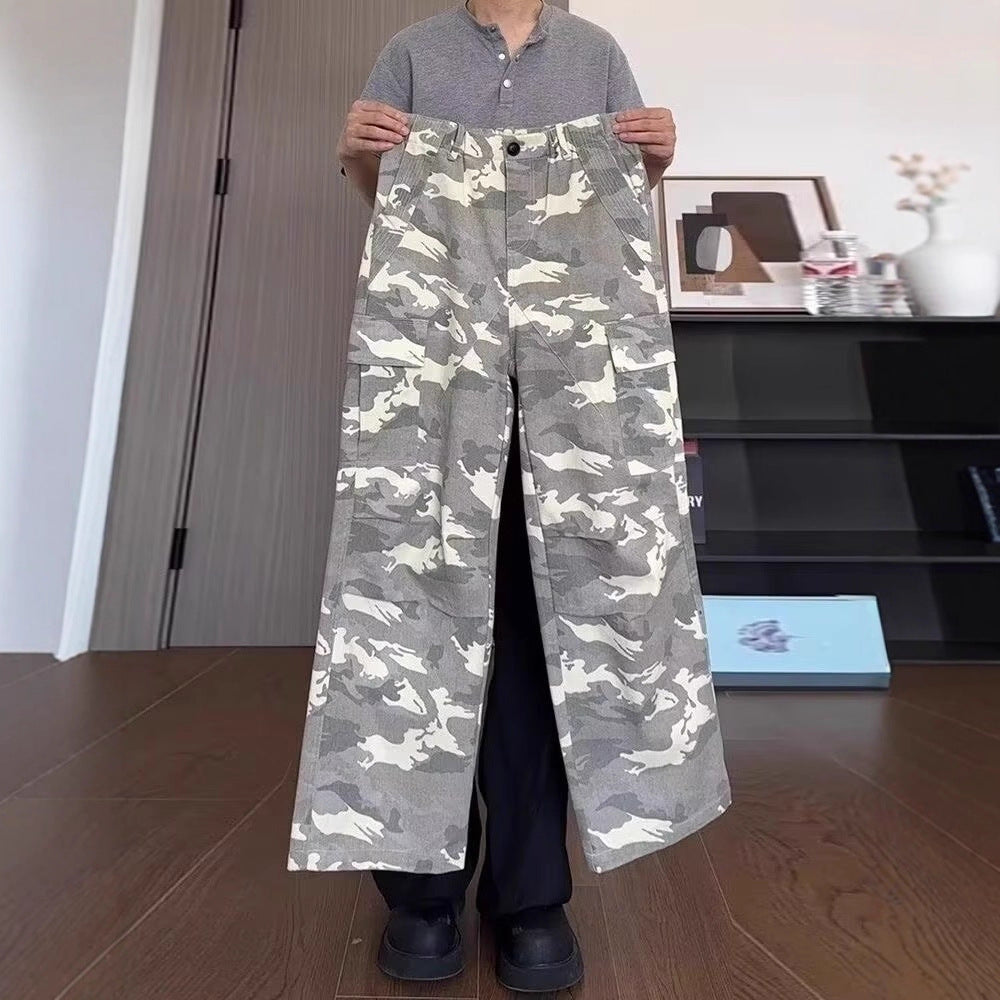 Damen Modische Utility-Cargo-Hose Nord Taschen