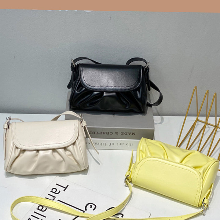 Damen Hobo-Tasche mit raffiniertem Faltendesign und verstellbarem Schulterriemen Nord Taschen