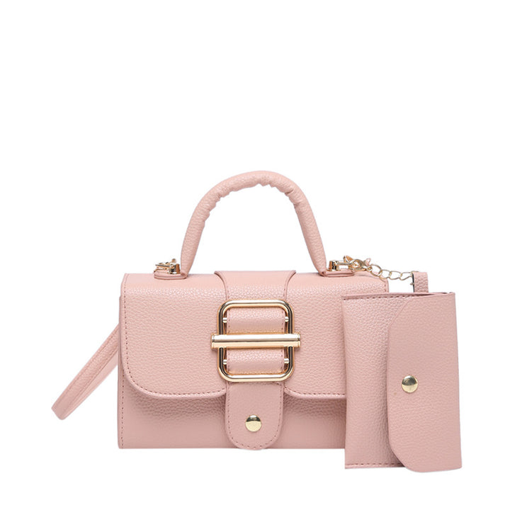 Damen elegante Handtasche mit verstärktem Tragegriff und abnehmbarem Münzfach Nord Taschen
