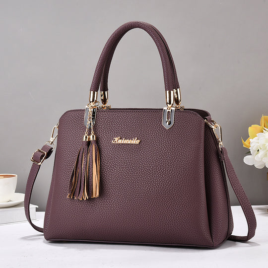 Damen hochwertige Handtasche im ansprechenden strukturierenden Design Nord Taschen