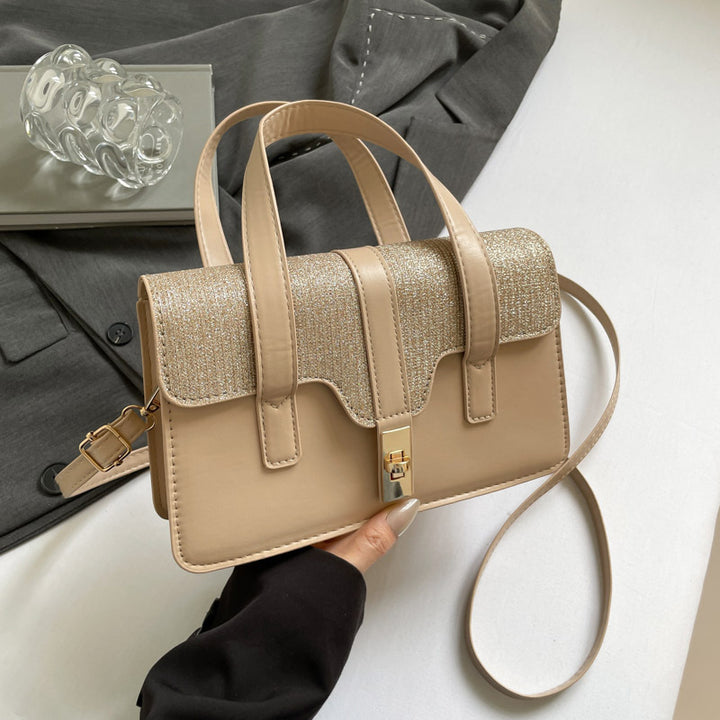 Damen elegante Handtasche mit funkelndem Obermaterial Nord Taschen