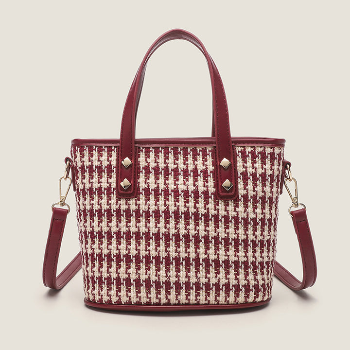 Damen Tote-Tasche mit elegantem Gewebe und stilvollen Akzenten Nord Taschen