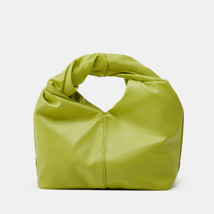Damen Hobo-Tasche aus weichem Kunstleder mit innovativem Knotenverschluss Nord Taschen