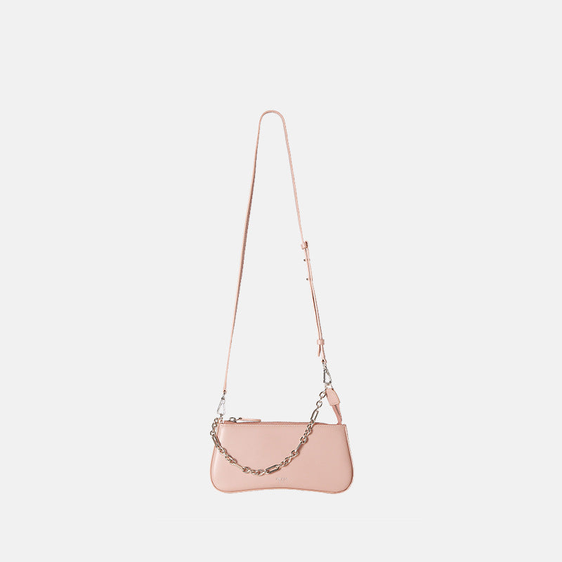 Damen elegante Umhängetasche mit Kettenakzent Nord Taschen