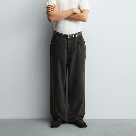 Damen High‑Waist Cropped Wide‑Leg Jeans aus weichem Stretch-Denim Nord Taschen