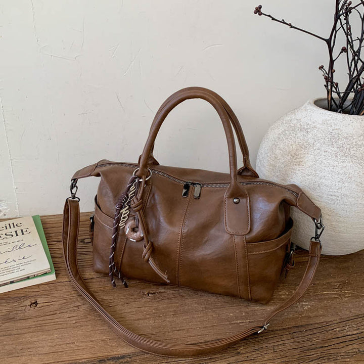 Damen modische Handtasche mit praktischen Außentaschen Nord Taschen