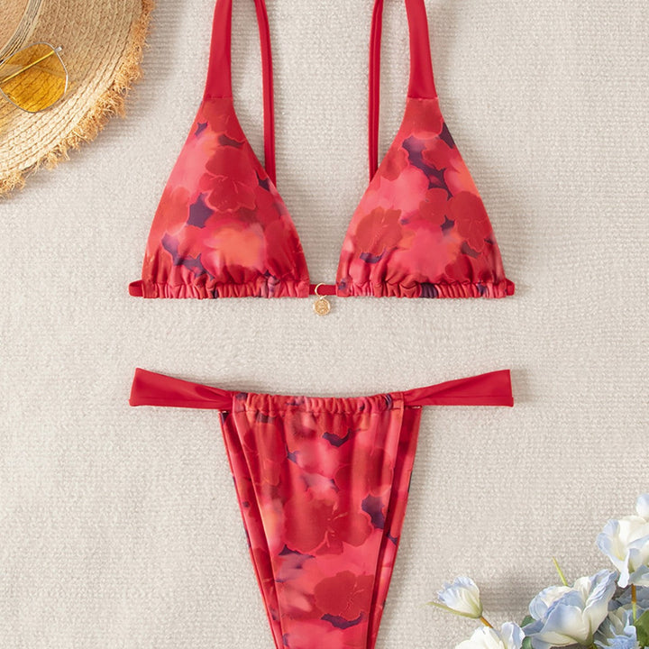 Damen Bikini-Set mit floralem Design