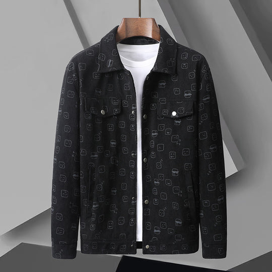 Herren Modische Utility-Jacke mit aufgesetzten Taschen Nord Taschen