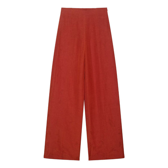 Damen Wickel-Kimono-Set mit Taillenband und weiter Palazzo-Hose Nord Taschen