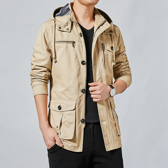 Herren Multifunktionale Wanderjacke Nord Taschen