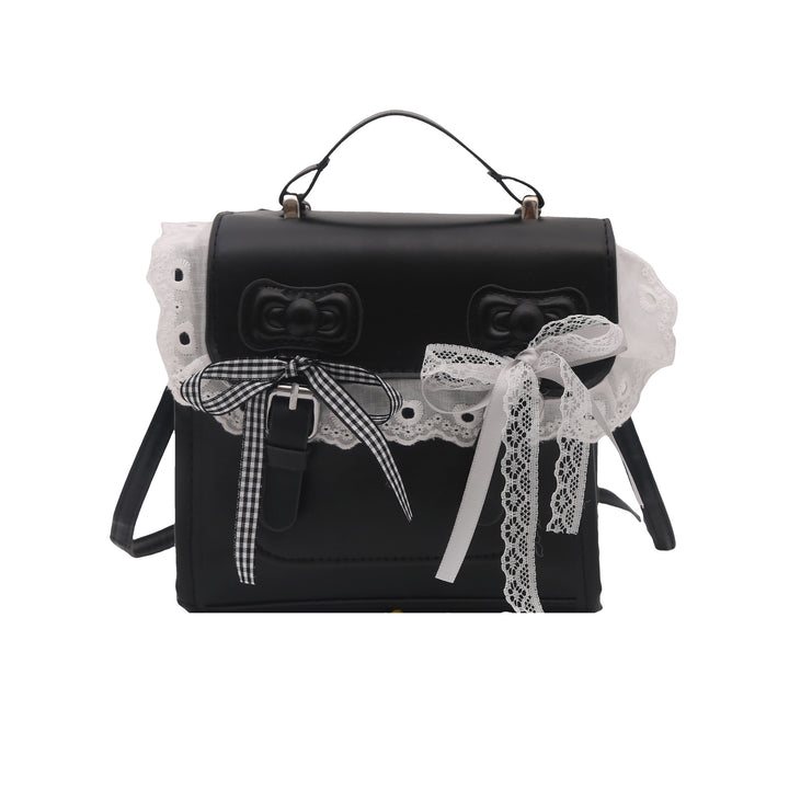 Damen Designer-Handtasche mit verspieltem Spitzen- und Schleifendetail Nord Taschen