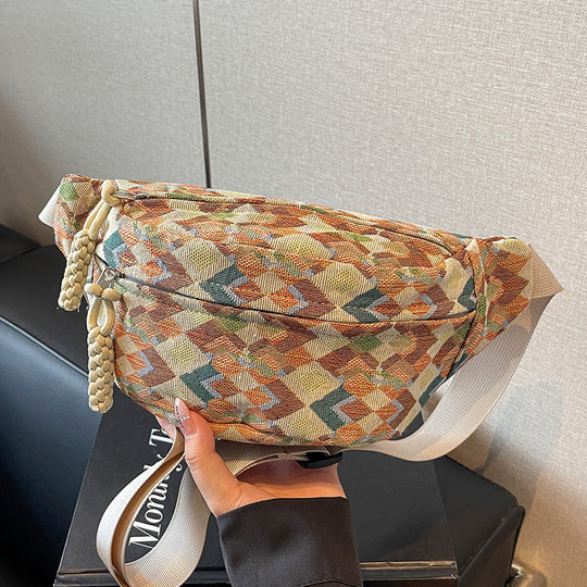 Damen modische Rucksacktasche mit geometrischem Design Nord Taschen