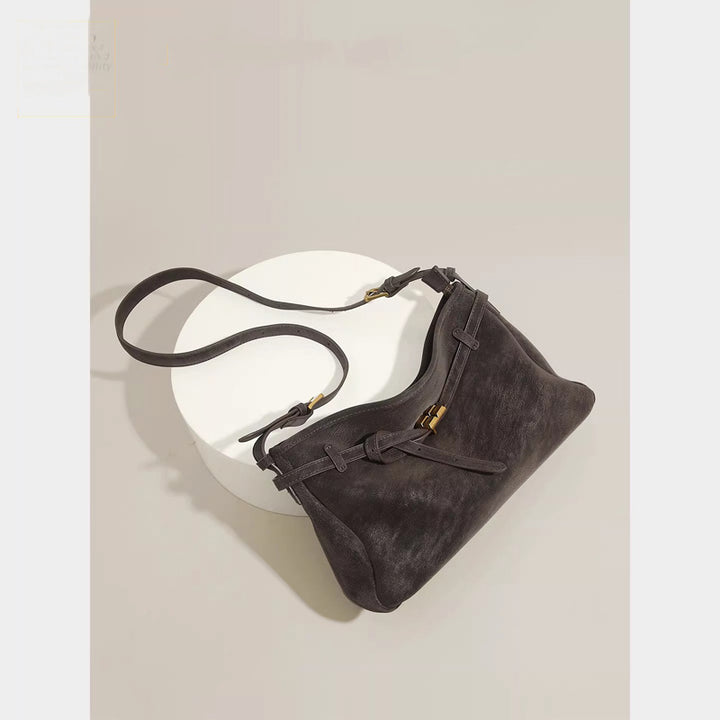 Damen Hobo-Tasche mit luxuriöser Samtoberfläche und elegantem Kettenverschluss Nord Taschen