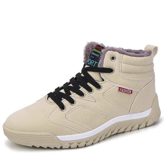 Damen Gefütterte High-Top Winter-Sneaker mit Teddyfutter, gepolstertem Schaft und griffiger Profilsohle Nord Taschen
