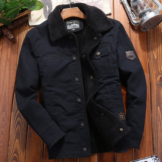 Herren Robuste Outdoor-Jacke mit Fleece-Innenfutter Nord Taschen