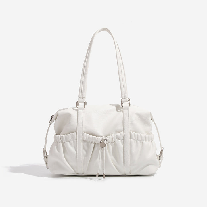 Damen Umhängetasche mit reflektierendem Kordelzug und weichem Obermaterial Nord Taschen