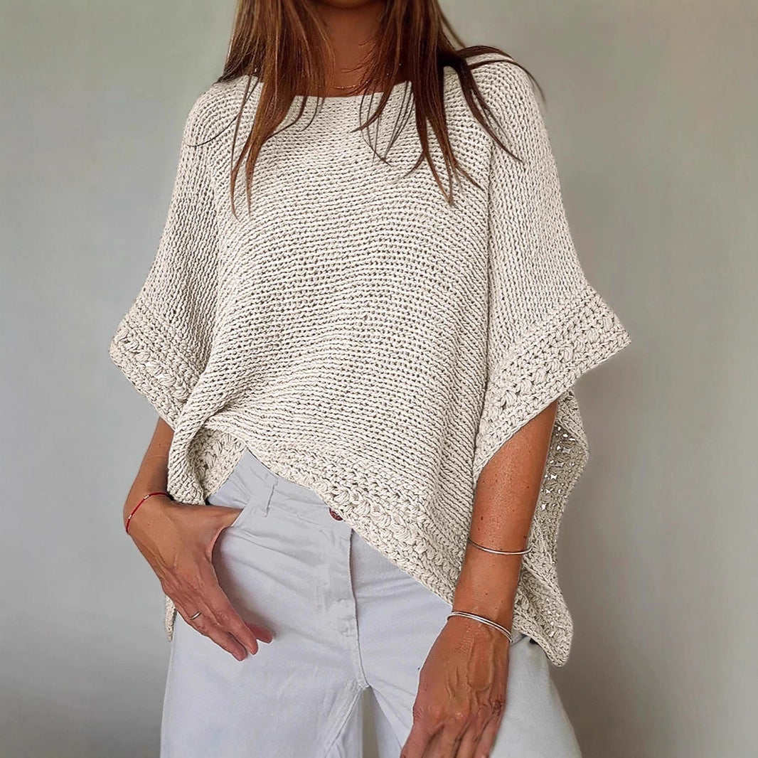 Damen Lässiger Strickpullover Nord Taschen