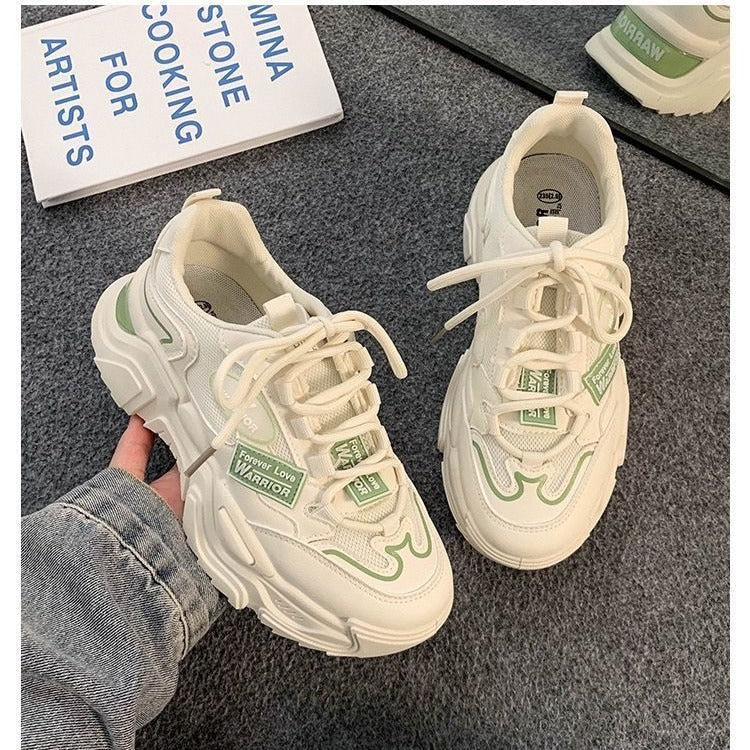 Damen Chunky-Sneaker mit atmungsaktivem Obermaterial und rutschfester Sohle