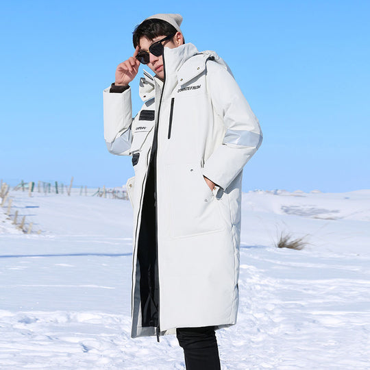 Herren Wärmender wasserdichter Winterparka mit Kapuze und reflektierenden Details Nord Taschen