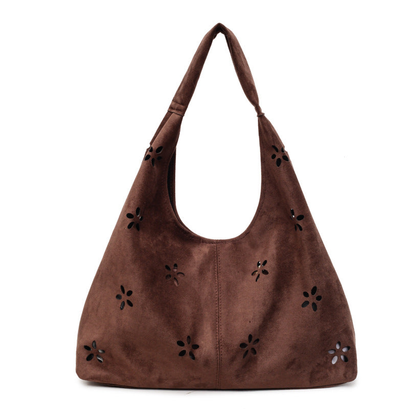 Damen Hobo-Tasche mit floralem Akzent und praktischem Mini-Portemonnaie Nord Taschen