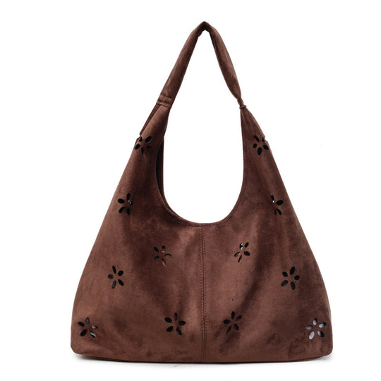 Damen Hobo-Tasche mit floralem Akzent und praktischem Mini-Portemonnaie Nord Taschen