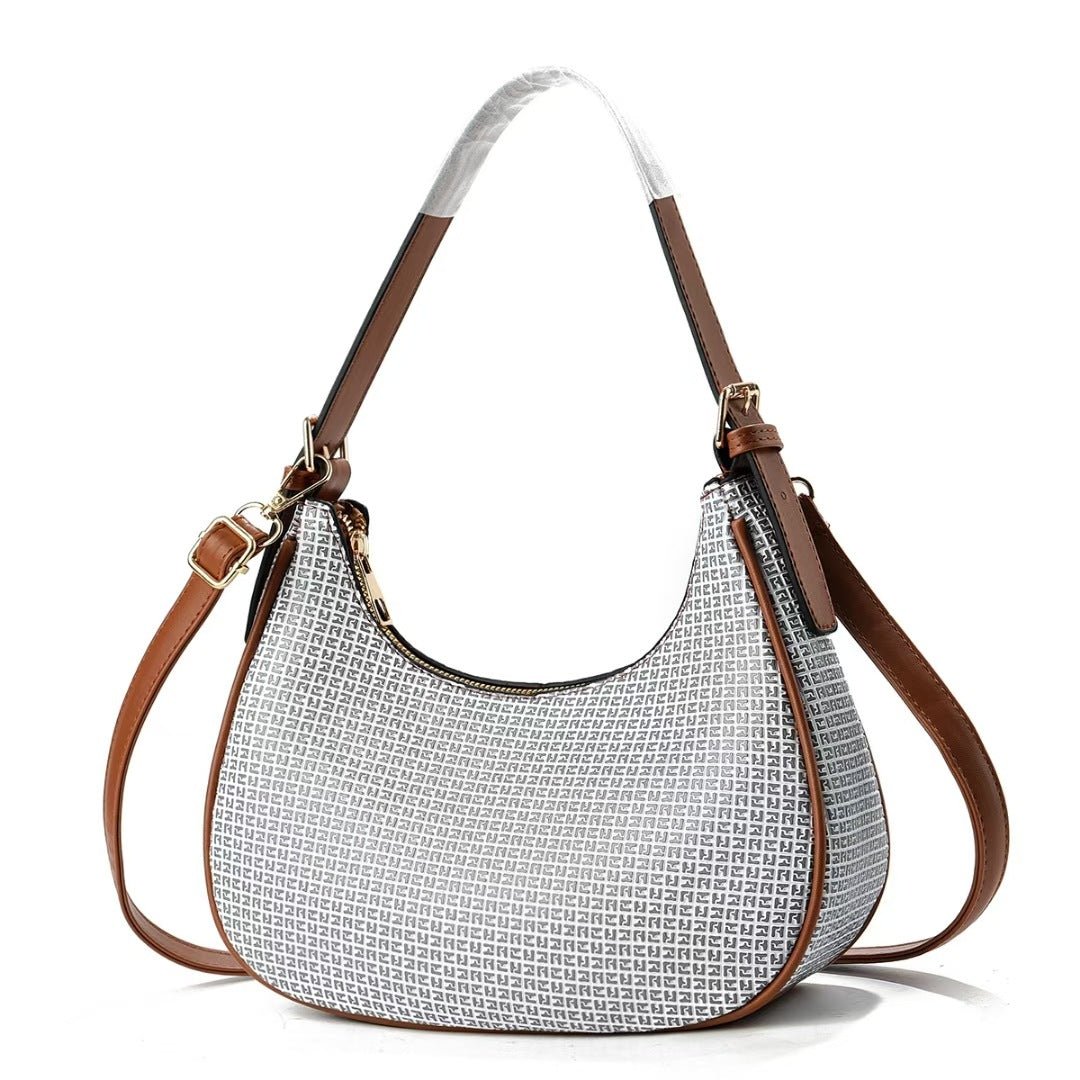 Damen Schultertasche mit strukturiertem Design und abnehmbarem Tragegurt Nord Taschen