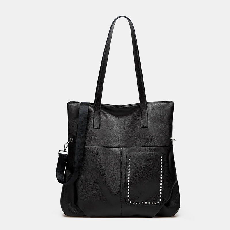 Damen Tragetasche mit eleganter Struktur und praktischem Außenfach Nord Taschen