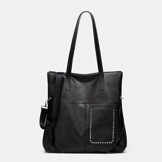 Damen Tragetasche mit eleganter Struktur und praktischem Außenfach Nord Taschen