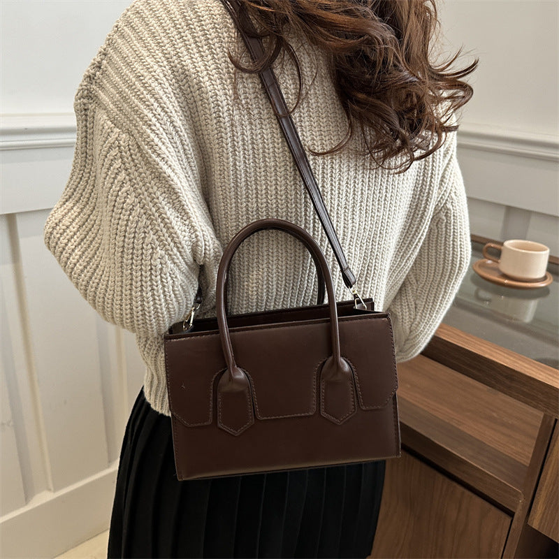 Damen elegante Tragetasche mit abnehmbarem Schulterriemen Nord Taschen