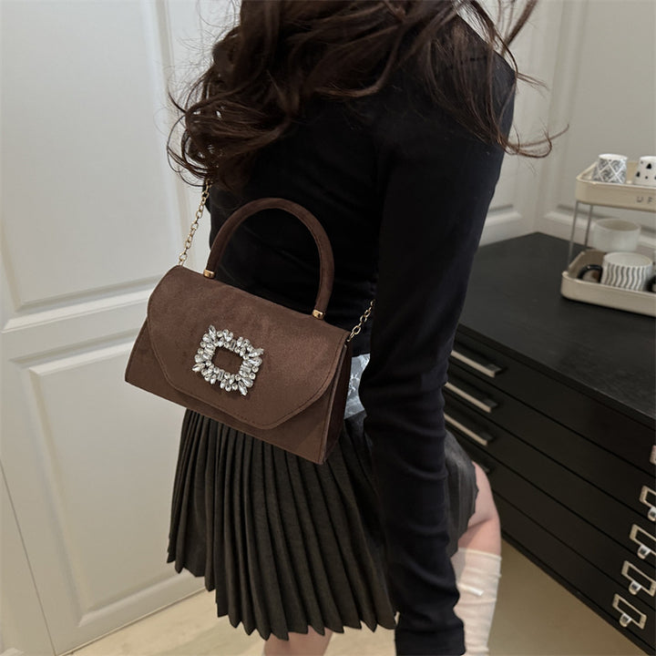 Damen elegante Abendtasche mit funkelndem Schmuckdetail Nord Taschen