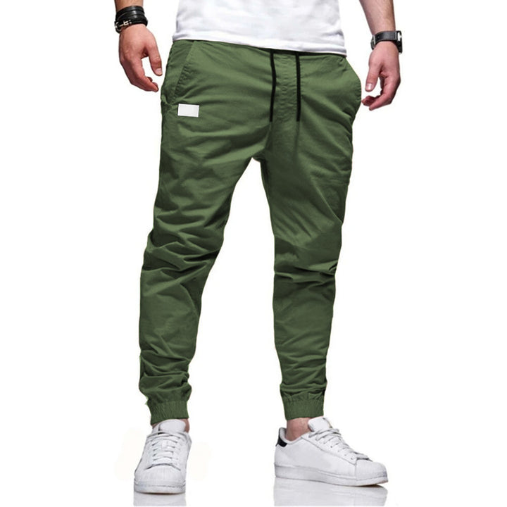 Herren funktionale Cargo-Joggerhose mit schmal zulaufendem Bein, elastischem Bund und eingelassenen Reißverschlusstaschen Nord Taschen