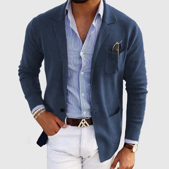Herren elegante Strickjacke