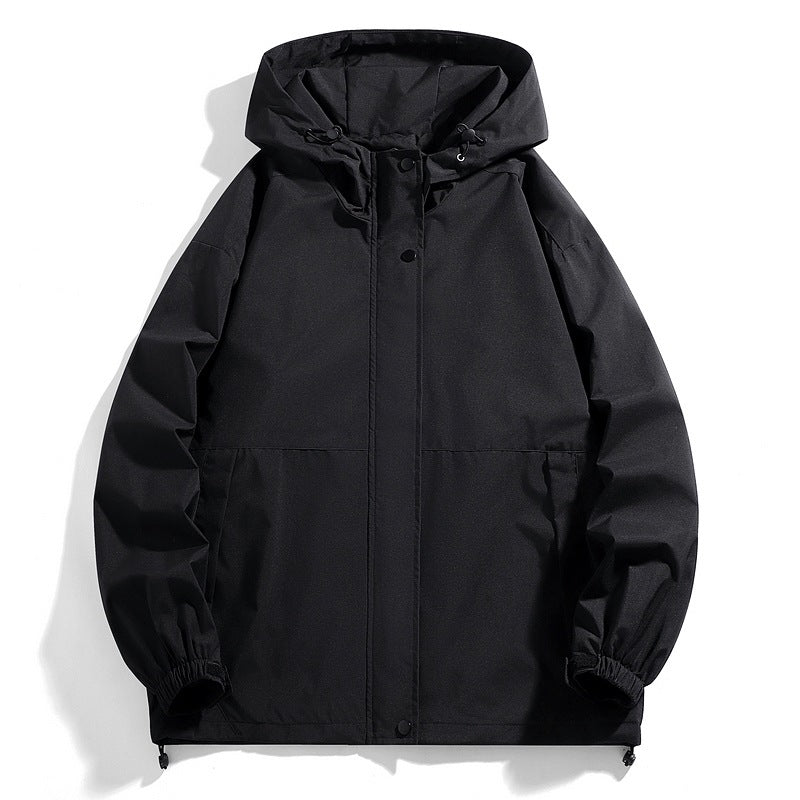 Herren Wasserabweisende Übergangsjacke mit verstellbarer Kapuze und praktischen Taschen Nord Taschen