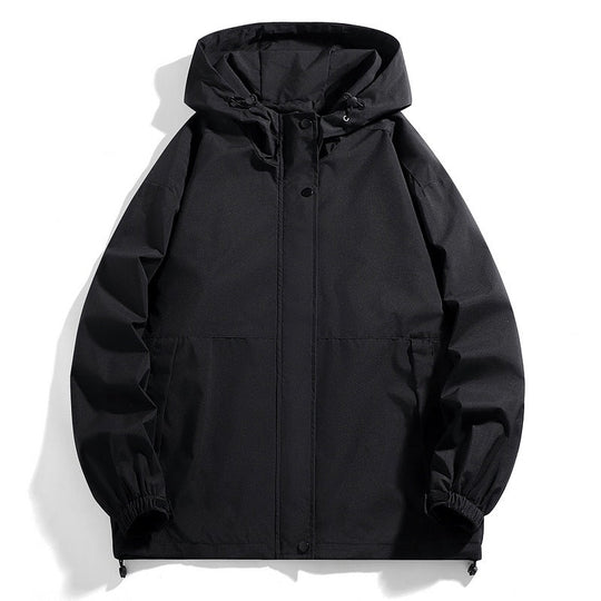 Herren Wasserabweisende Übergangsjacke mit verstellbarer Kapuze und praktischen Taschen Nord Taschen