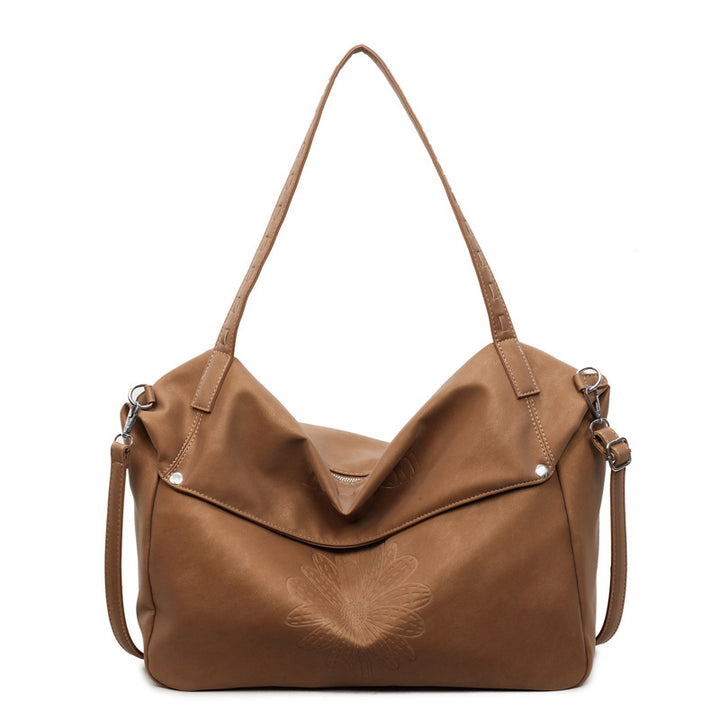 Damen Hobo-Tasche aus hochwertigem Kunstleder mit floralem Design Nord Taschen