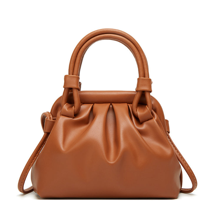 Damen Hobo-Tasche mit modischem Faltendesign und luxuriösen Kunstlederdetails Nord Taschen