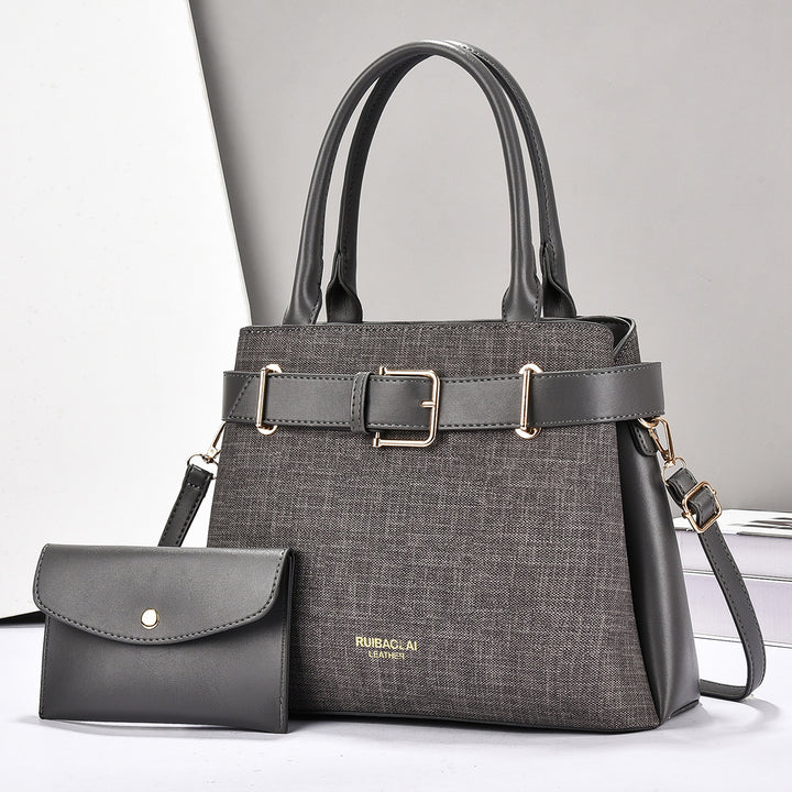 Damen elegante Umhängetasche mit abnehmbarem Mini-Portemonnaie Nord Taschen