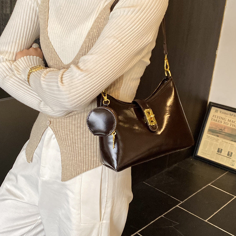 Damen elegante Umhängetasche mit strukturierter Tasche Nord Taschen