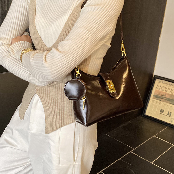 Damen elegante Umhängetasche mit strukturierter Tasche Nord Taschen