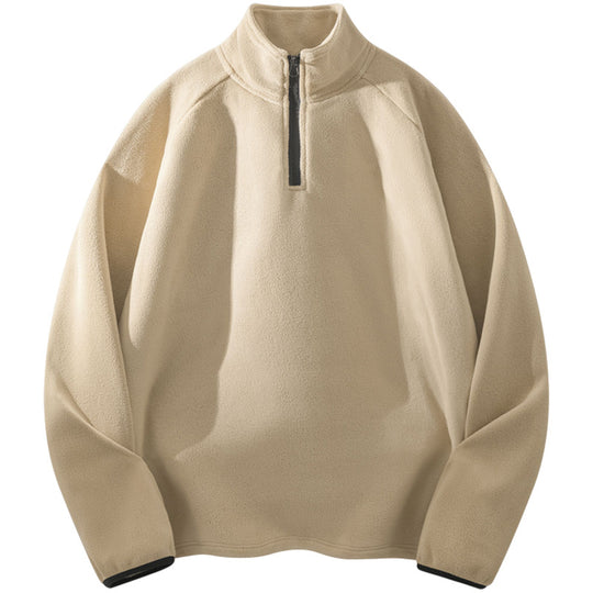 Damen Sportliche Fleecejacke mit Stehkragen Nord Taschen